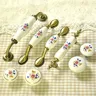 Boutons d'armoire fleur rurale poignée de…