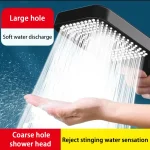 Pommeau de douche réglable avec 3 Modes, grand panneau de débit, pomme de douche haute pression, économie d&rsquo;eau, robinet de douche, accessoires de salle de bains