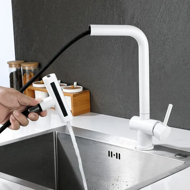 Cascade retirer robinet de cuisine monté sur le pont… – vue 4