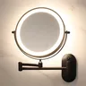 Miroir de salle de bain mural noir de 8 pouces – vue 2