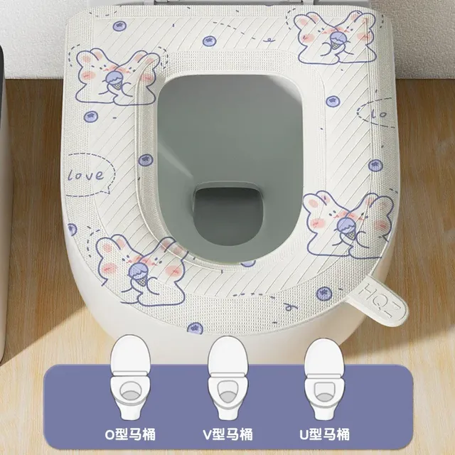 Housse siège toilette rembourrée forme U universelle… – vue 4