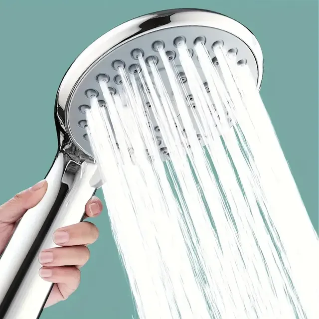 Pommeau de douche réglable à grande sortie d'eau à cinq…