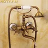Mitigeur bain douche mural laiton bronze antique double… – vue 2