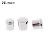 Cachevis chrome miroir poli cylindrique bombé lot deux… – vue 5