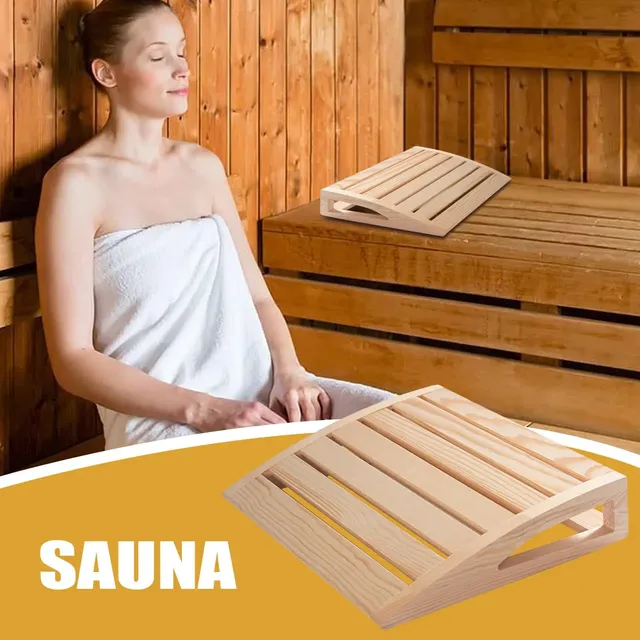 Appui-tête de Sauna en bois – vue 3
