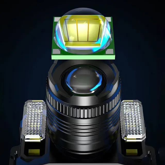 Induction intelligente lumière blanche phare LED Zoom… – vue 4