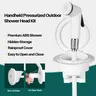 Kit douche extérieure pressurisée pommeau portatif… – vue 2