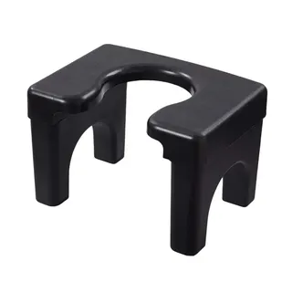 Tabouret toilette accroupi rehausseur plastique rigide noir…
