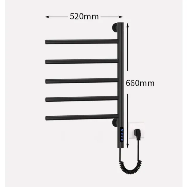 Porte-serviettes chauffant pour salle de bain – vue 3