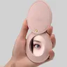 Creatrive miroir rotatif rond en cuir Mini miroir de… – vue 4