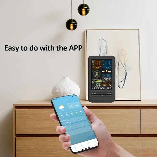 Therye.com-Station météo numérique intelligente WiFi… – vue 5