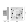 Thermostat connecté mural wifi compatible Tuya plancher… – vue 5