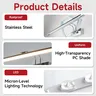 Applique murale LED miroir vanité lampe tricolore… – vue 6