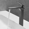 Robinet mitigeur lavabo monocommande monotrou noir mat… – vue 2