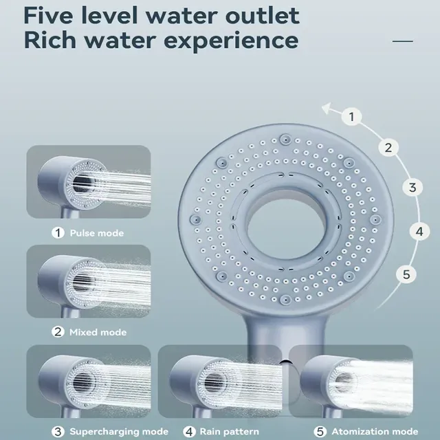 Xiaomi 5 Modes pomme de douche haute pression pomme de… – vue 5