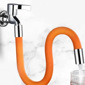 Tube d&rsquo;extension de robinet, tuyau de robinet d&rsquo;eau Flexible pliable, prolongateur de robinet universel façonnable pour cuisine salle de bains outil de jardin