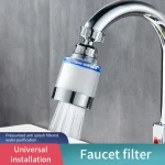 Filtre de robinet élément filtrant purificateur d&rsquo;eau de robinet filtre douche enlever le chlore métal lourd filtré