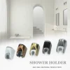 Support de pomme de douche mural ABS, supports de montage de douche, Base de Fixation d’arrosage de robinet réglable, accessoires de salle de bains Support de pomme de douche mural ABS, supports de montage de douche, Base de Fixation d’arrosage de robinet réglable, accessoires de salle de bains