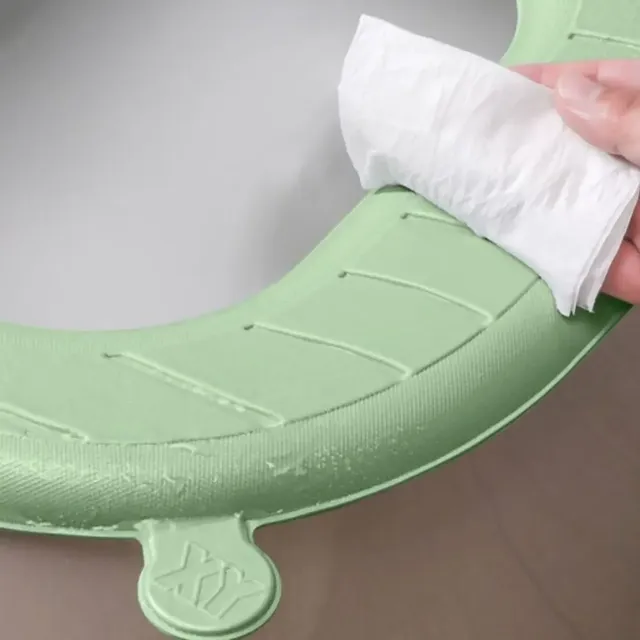 Juste de siège de toilette lavable avec poignée – vue 2
