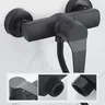 Robinets de douche muraux noirs – vue 4