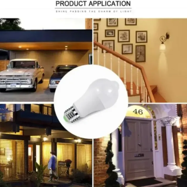 Ampoule LED intelligente avec capteur de mouvement PIR – vue 6