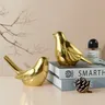 Figurines oiseaux céramique blanche brillante design… – vue 2