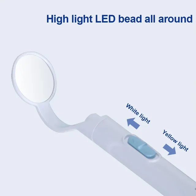 Miroir buccal dentaire à éclairage LED – vue 5