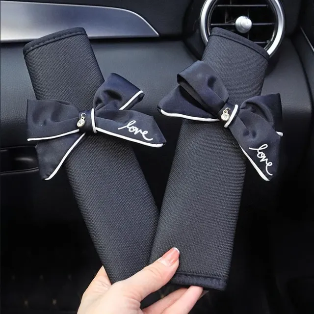 Housse de ceinture de sécurité de voiture en peluche… – vue 3