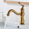 Robinet de lavabo Antique en laiton à poignée unique – vue 5
