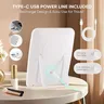 Miroir maquillage rechargeable typeC compact LED tactile… – vue 3
