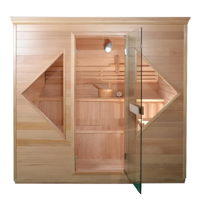 Sauna vapeur domestique extérieur panneau commande sans… – vue 2