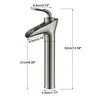 Robinet de lavabo en Nickel brossé – vue 7