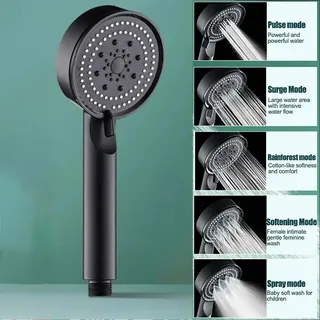 Pommeau de douche à haute pression réglable