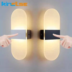 Capteur tactile interrupteur mur LED lampe USB Rechargeable sans fil acrylique escalier veilleuse chambre allée cuisine applique murale éclairage Capteur tactile interrupteur mur LED lampe USB Rechargeable sans fil acrylique escalier veilleuse chambre allée cuisine applique murale éclairage