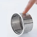 Filtre d&rsquo;évier de cuisine 2-4.7cm, filtre d&rsquo;évier en maille d&rsquo;acier inoxydable, crépine de maille d&rsquo;égout, filtre d&rsquo;évier, trou de vidange, piège filtrant