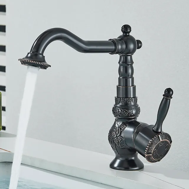 Quyanre robinet de lavabo de salle de bains en laiton… – vue 5