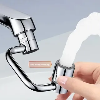 Adaptateur de robinet pivotant en forme de U avec aérateur