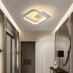 Plafonnier LED intelligent DINDALLED avec capteur de mouvement 85-265V marche/arrêt automatique pour couloir couloir entrée éclairage à économie d&rsquo;énergie