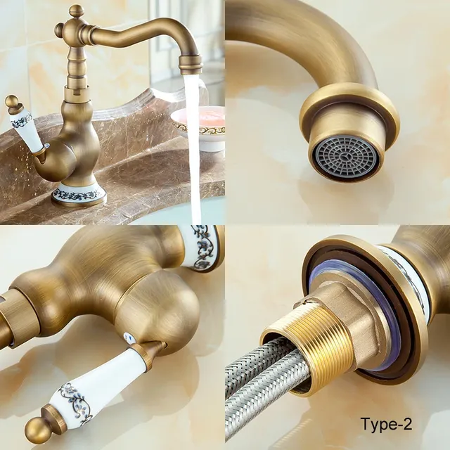 Mitigeur lavabo surélevé bec haut coudé poignée levier… – vue 5