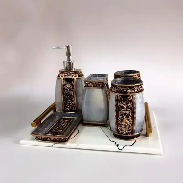 Accessoires de décoration de salle de bains – vue 2