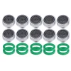 Robinet de lavabo de cuisine 24mm, aérateur, filtre anti-éclaboussures, noyau en maille, économie d’eau, accessoires de sortie, robinets de cuisine, 10 pièces Robinet de lavabo de cuisine 24mm, aérateur, filtre anti-éclaboussures, noyau en maille, économie d’eau, accessoires de sortie, robinets de cuisine, 10 pièces