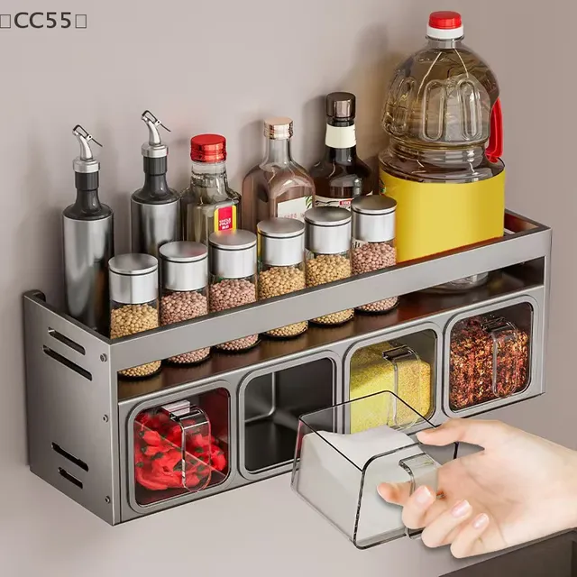MaveraCC55 Andaime de cuisine en acier inoxydable – vue 2