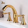 Mitigeur lavabo trois trous pont monté double poignées… – vue 6