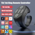 Sans fil Bluetooth Mobile Selfie paresseux Artifac Tiktok télécommande anneau téléphone portable Bluetooth contrôleur t pour Xiaomi Apple