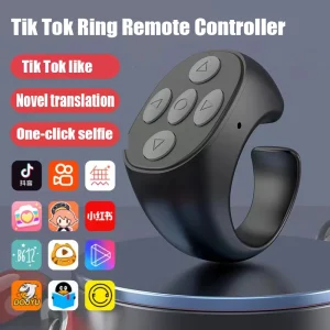 Sans fil Bluetooth Mobile Selfie paresseux Artifac Tiktok télécommande anneau téléphone portable Bluetooth contrôleur t pour Xiaomi Apple Sans fil Bluetooth Mobile Selfie paresseux Artifac Tiktok télécommande anneau téléphone portable Bluetooth contrôleur t pour Xiaomi Apple