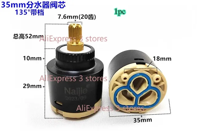 1 pièces 28mm/35mm/40mm mitigeur d'eau robinet cartouche… – vue 6