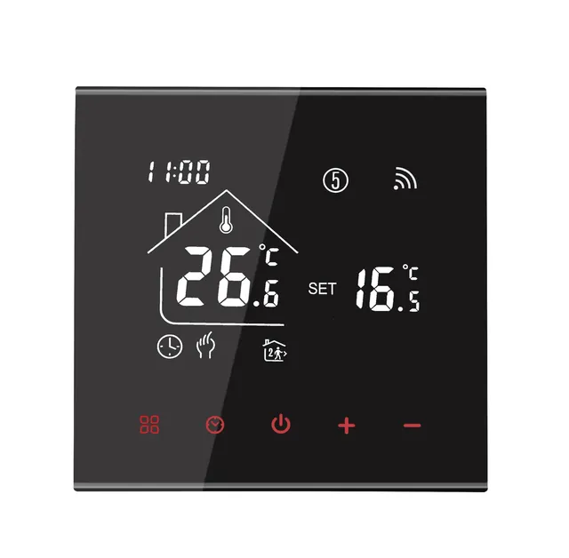 Thermostat mural connecté wifi programmable tactile… – vue 5