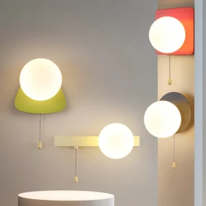 Applique Murale Moderne en Forme de Boule de Verre avec Joli à Fermeture Éclair, Luminaire de Style Crème Minimaliste pour Chambre d’Enfant, Lecture de oral et Applique Murale Moderne en Forme de Boule de Verre avec Joli à Fermeture Éclair, Luminaire de Style Crème Minimaliste pour Chambre d’Enfant, Lecture de oral et