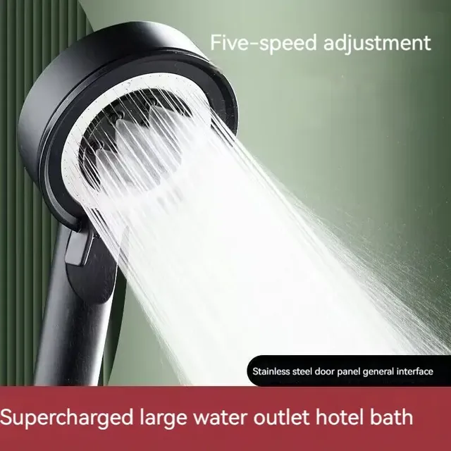 Pommeau douche haute pression portable filtre pluie main… – vue 5