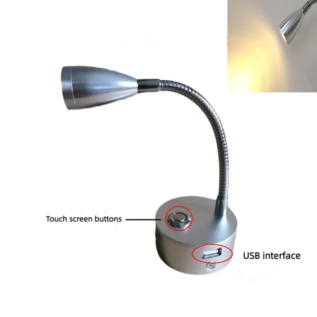 Lampe murale LED intelligente tactile – vue 6